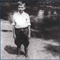 David Brinkley as child