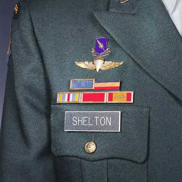 General Shelton Military Awards Decorations