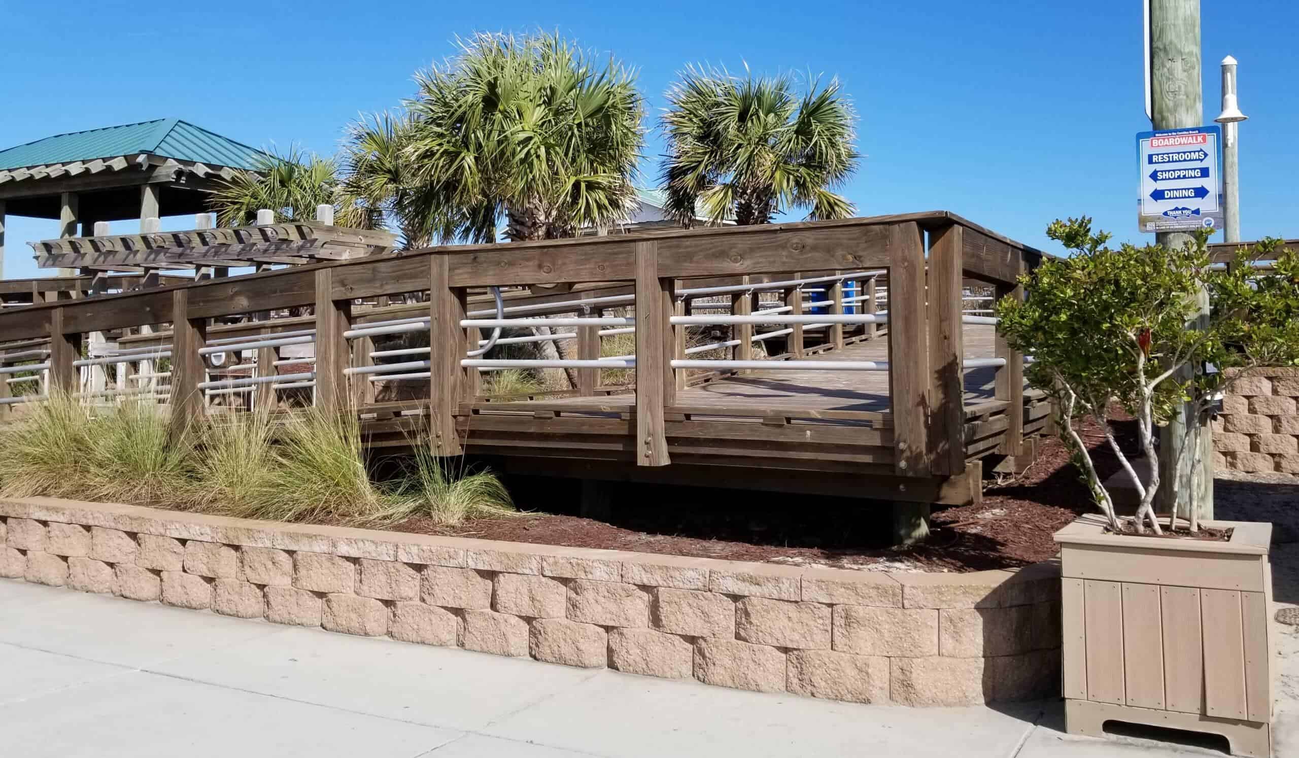 handicap access carolina beach boardwalk