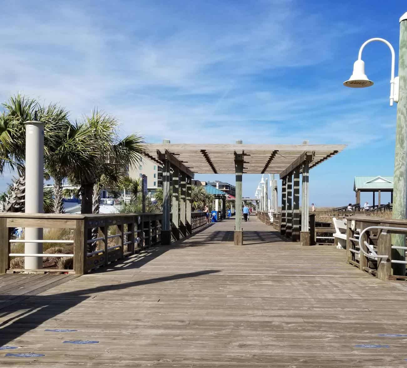 carolina beach boardwalk walk